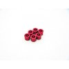 Hiro Seiko 3mm Alloy Spacer Set (3.0mm) [Red] (6pcs)