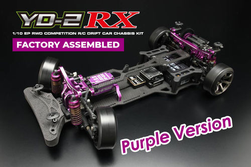 Yokomo YD-2RX Purple Version RWD Factory Assembled Drift Car Kit (Graphite Chassis)