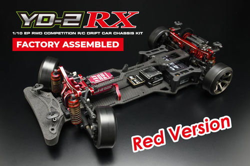 Yokomo YD-2RX Red Version RWD Factory Assembled Drift Car Kit (Graphite Chassis)