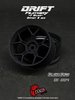DS Racing Drift Feathery 5Y Spoke Wheel - Black Burn Offset 6mm (2pcs)